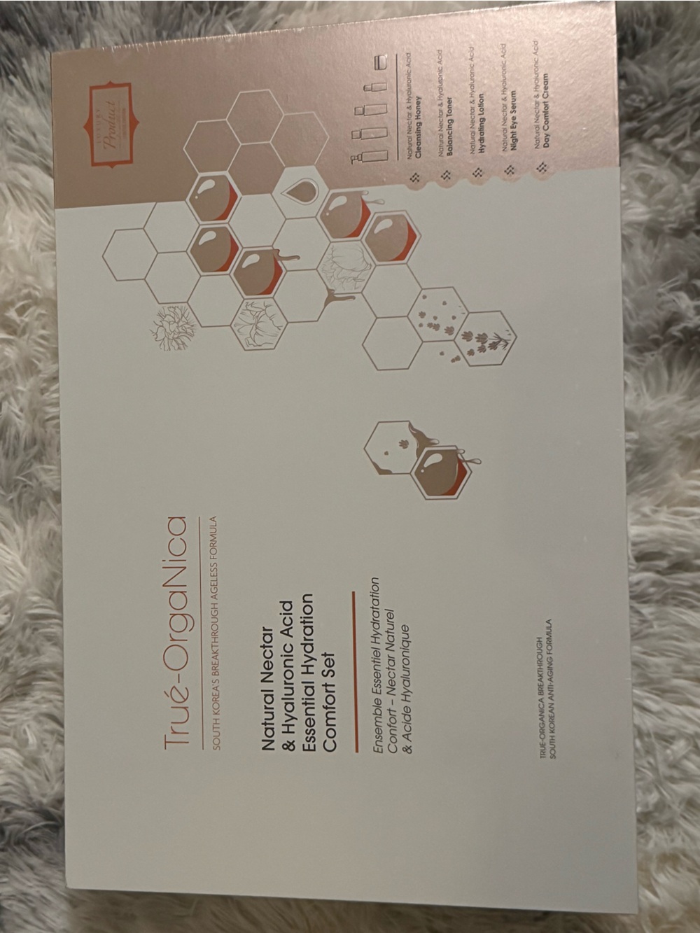 Natural Nectar Hyaluronic Acid Hydration Set - White & Peach